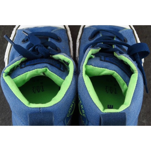 Converse All Star Toddler Unisex 13 Medium Blue High Top Fabric 659970F - Picture 6 of 9